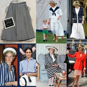 Vintage Laura & Jayne Collection Black & White Pleated Skirt | Women’s 12
